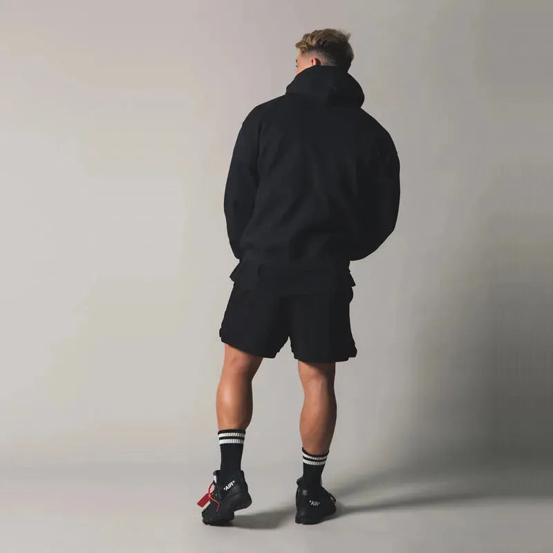Fashion Simple Men's Hedging Hooded Sweater - Bellarte Enchanté Fashion Simple Men's Hedging Hooded Sweater